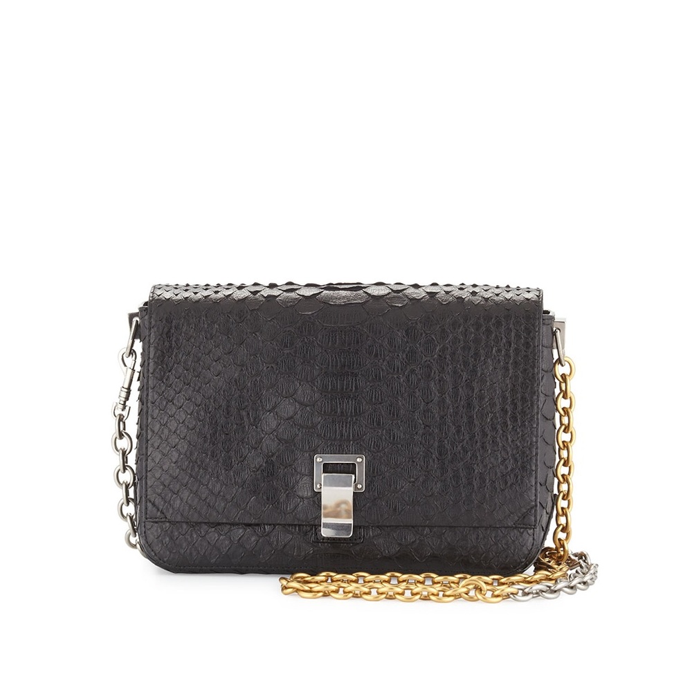 Proenza Schouler Snakeskin Small Courier Bag